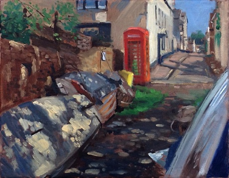 "Red Phone Box, Topsham" SOLD